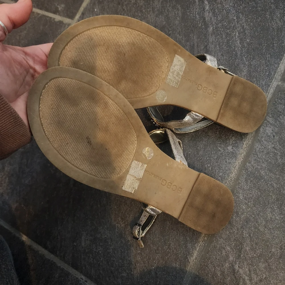 BCBG Generation Beaded Jeweled Sandals - Picture 5 of 5